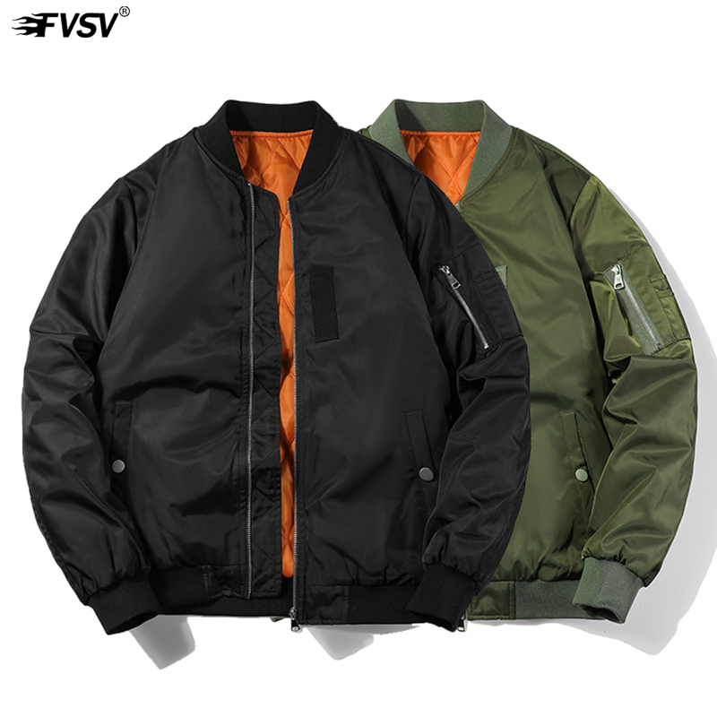 春秋冬百搭潮牌飞行服复古上衣