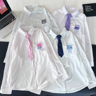 长袖学院风jk衬衫宽松时尚百搭