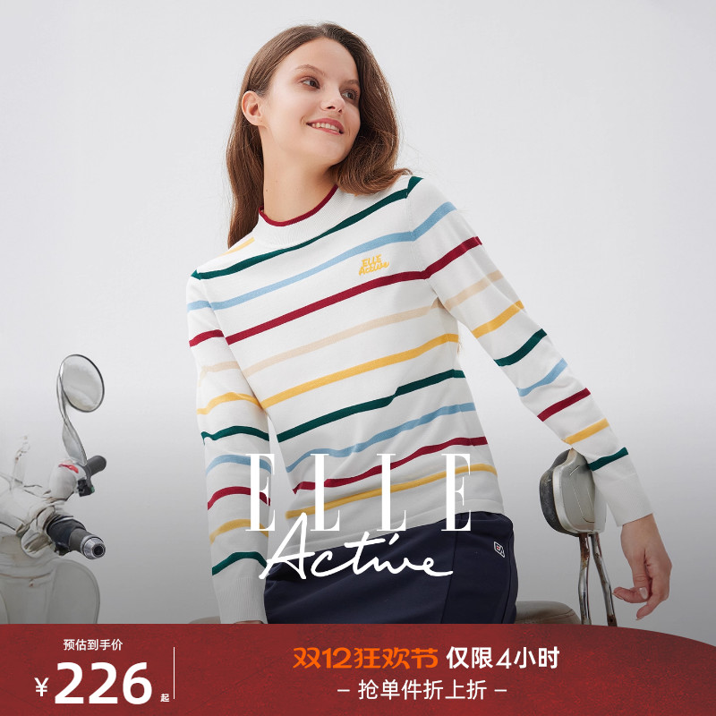 ELLEActive毛织半高领上衣