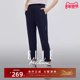 修身 ELLE 显瘦 女透气休闲九分裤 直筒裤 Active户外穿搭时尚 运动裤