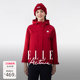 夹克 气红色连帽风衣外套女运动风户外休闲工装 ELLE Active潮搭元