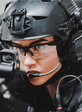 进口法国宝莱TRYON特洛伊战术射击护目镜防雾防沙防飞溅防雾风镜