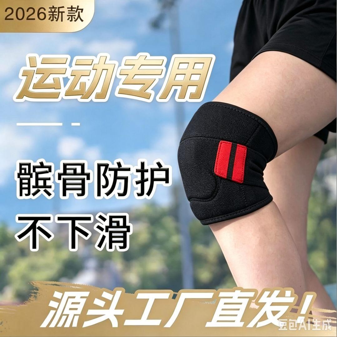 肤感保暖锁温髌骨半月板护膝