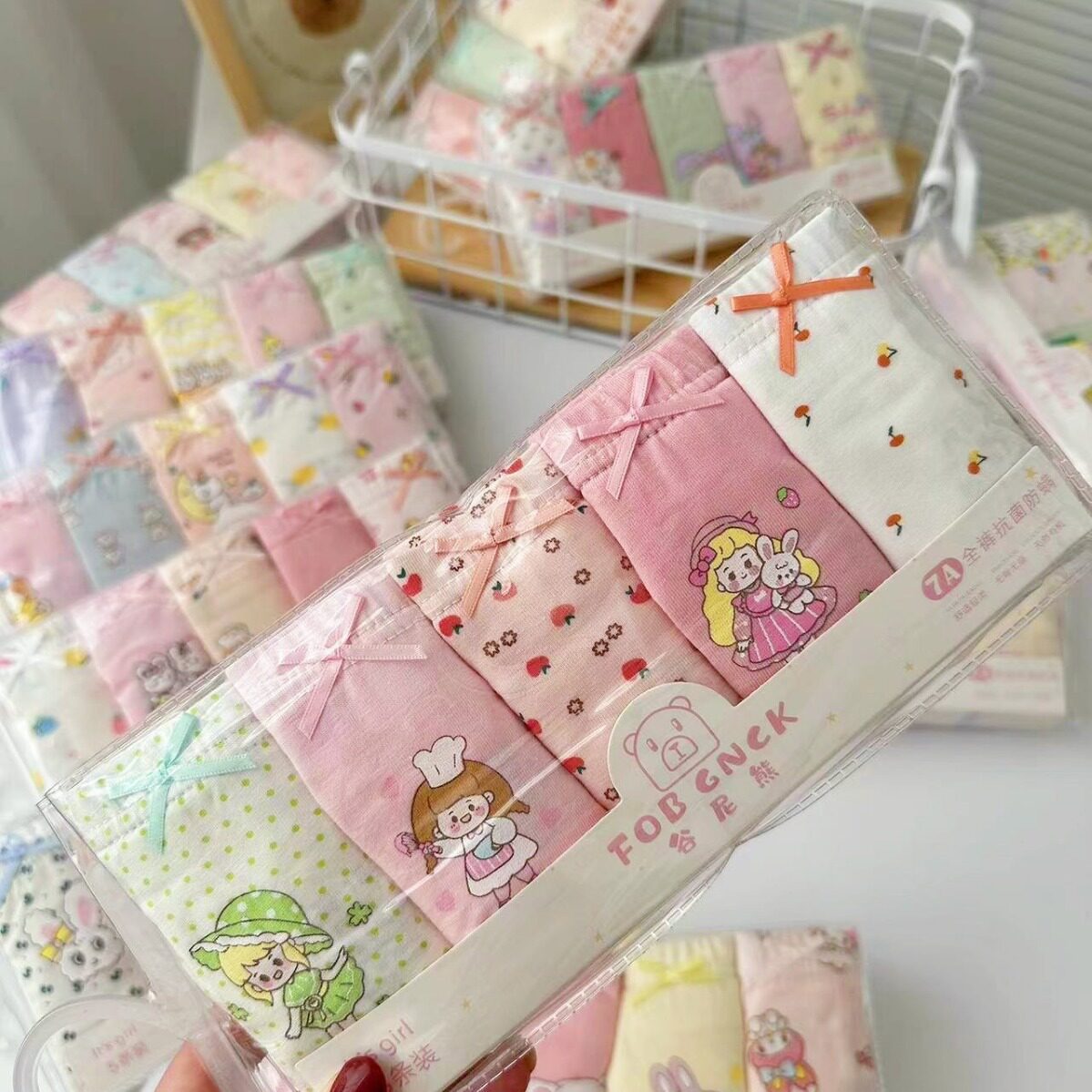 FOB儿童内裤女童纯棉a类