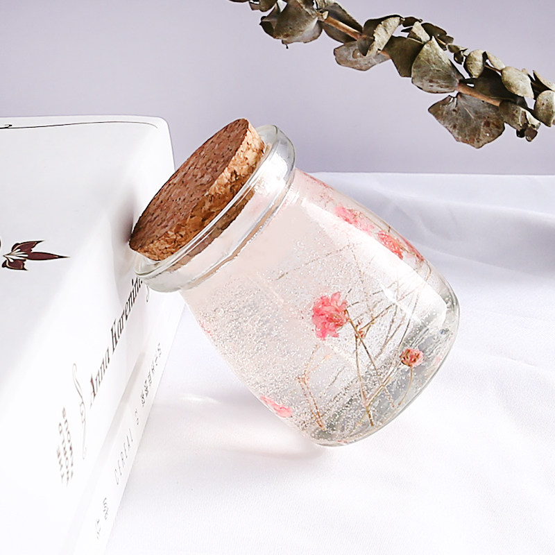 香薰蜡烛DIY材料 果冻蜡 创意DIY手工蜡烛原料水晶蜡透明软果冻蜡