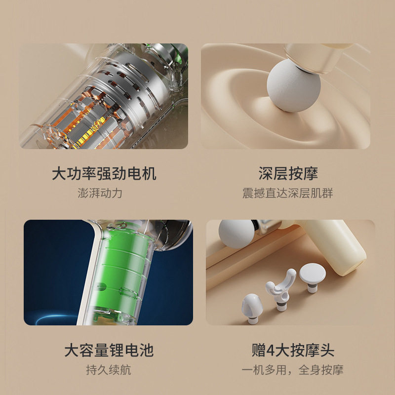 筋膜枪肌肉按摩器专业级放松颈膜枪多功能女生mini男用按摩枪
