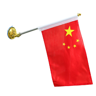 国庆节车上插的车载小国旗车外置强力吸盘式五星红旗红旗室内装饰