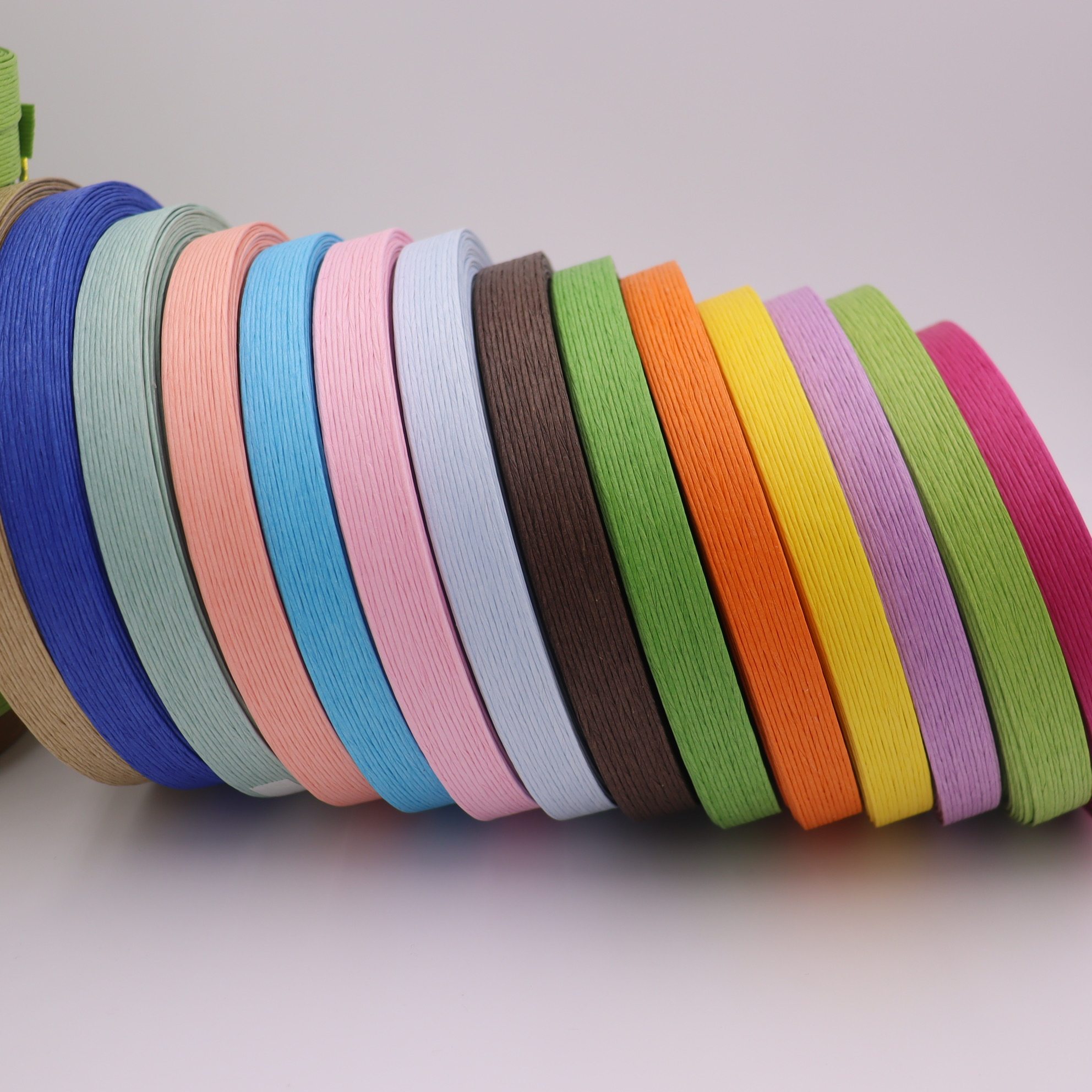 12股宽纸藤编织绳彩色纸绳DIY手工制作材料学生编筐篮子纸排绳
