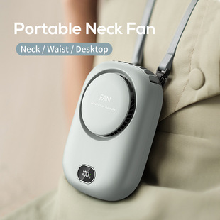 Rechargeable Outdoor Gift促销 New Fan USB Neck 2025 Portable