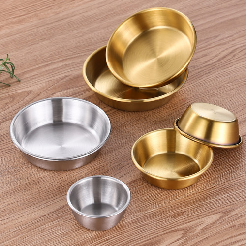 韩式不锈钢调味碟蘸料碟