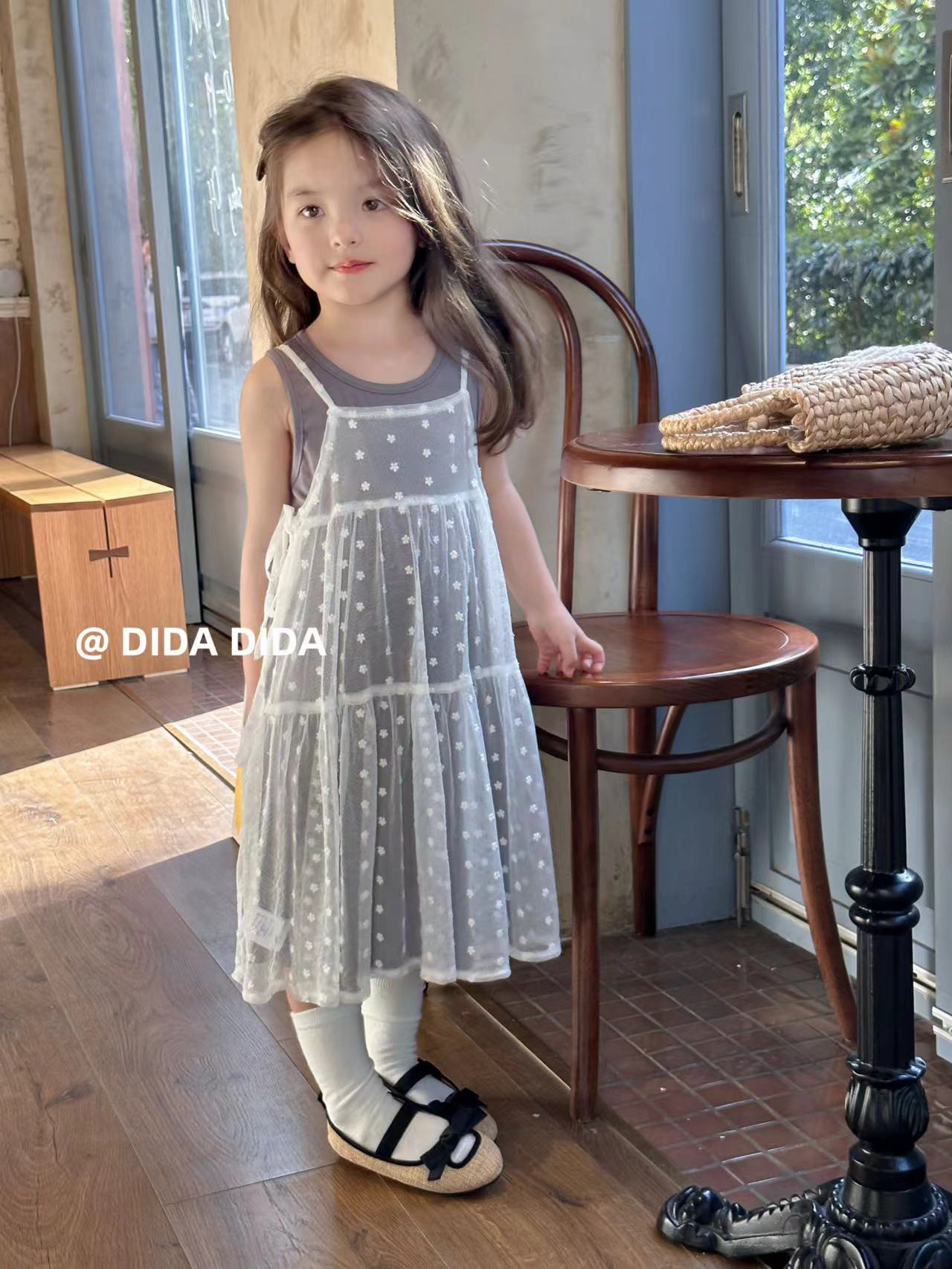 DIDA女童夏季连衣裙小众韩系连衣裙