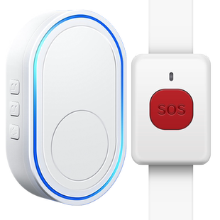 老人呼叫器手环防水家用病人一键报警器无线远程求救铃铛平安钟