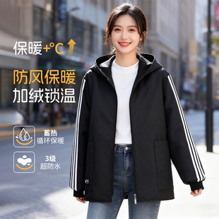 简约加绒冬款 防水家用上班干活防脏衣工作服男女围裙外套 罩衣长袖