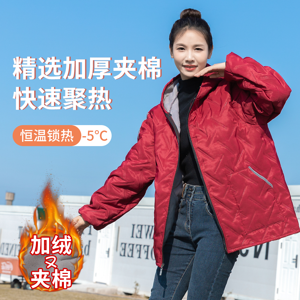 加厚防水围裙加绒保暖罩衣工作服