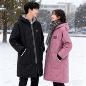 2025夹棉加厚绒棉衣长袖 罩衣男女款 家用户外干活工作服围裙大褂冬