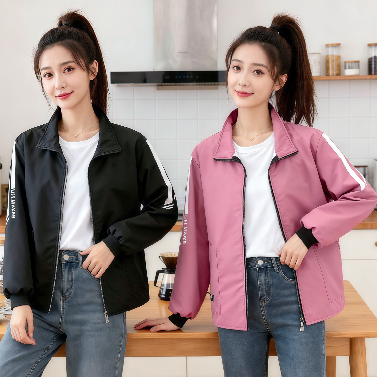 耐穿长袖防泼水成人舒适围裙防油干活餐饮做饭罩衣外穿工作服男女