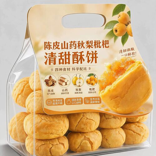陈皮山药秋梨糕老婆饼