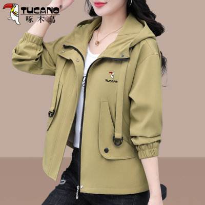 啄木鸟短款女士外套2025