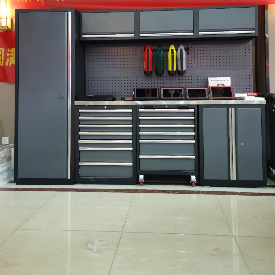 优沃特工具柜四组合工作站组合柜汽修工作站车间工具车重型组合