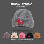 儿童帽子秋冬季 防寒保暖毛线帽男女童瓜皮帽宝宝护耳帽针织套头帽