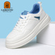 2025秋季 百搭小白鞋 新款 老人头男鞋 潮流压花休闲运动鞋 男士 板鞋 男