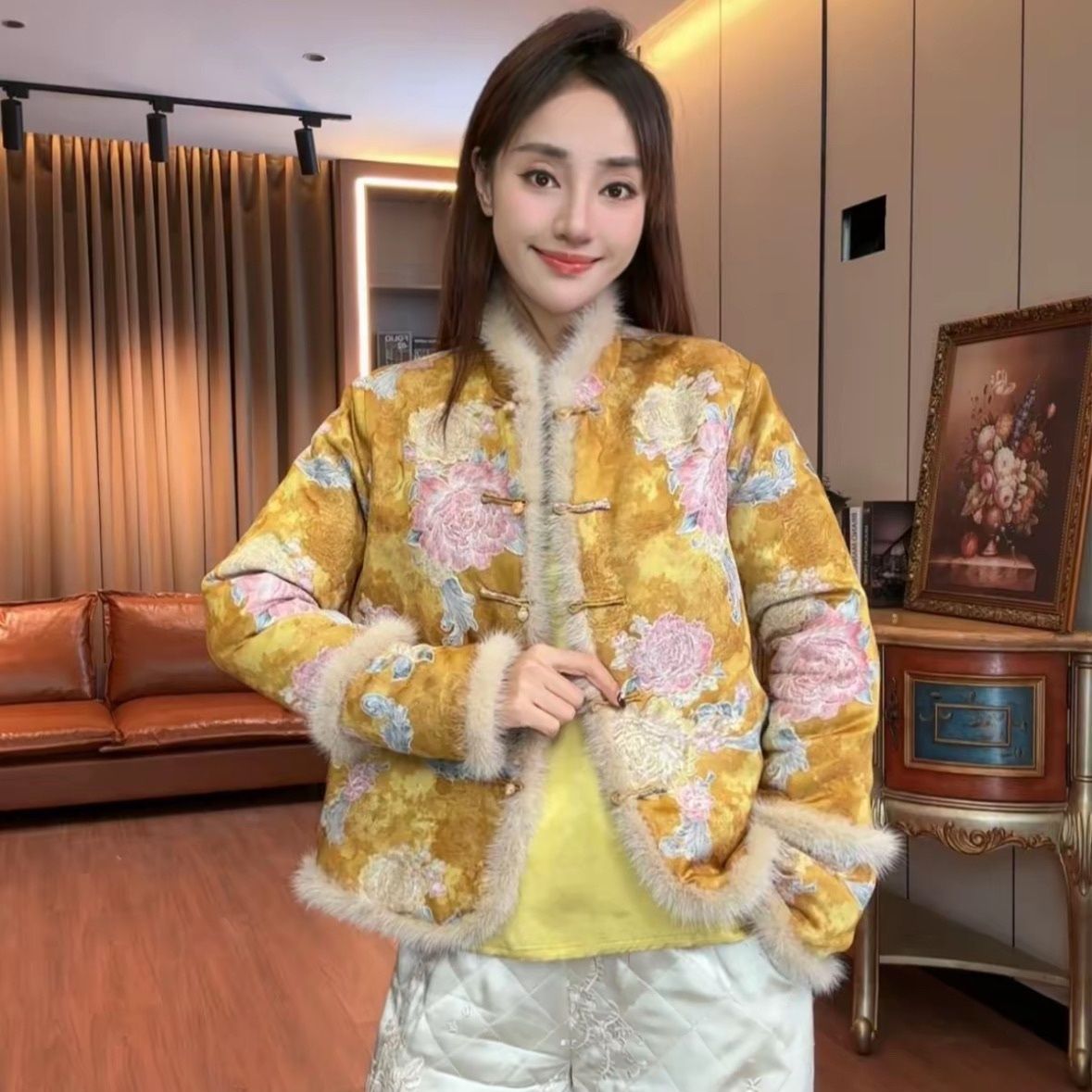 新中式女装国风外套2025新款今年流行爆款气质高级感独特复古上衣