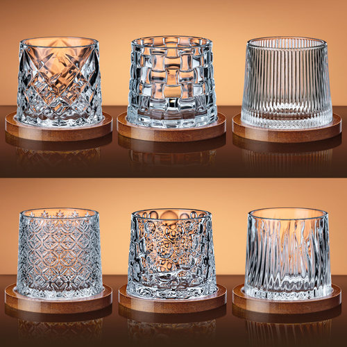 高档轻奢水晶玻璃威士忌酒杯套装