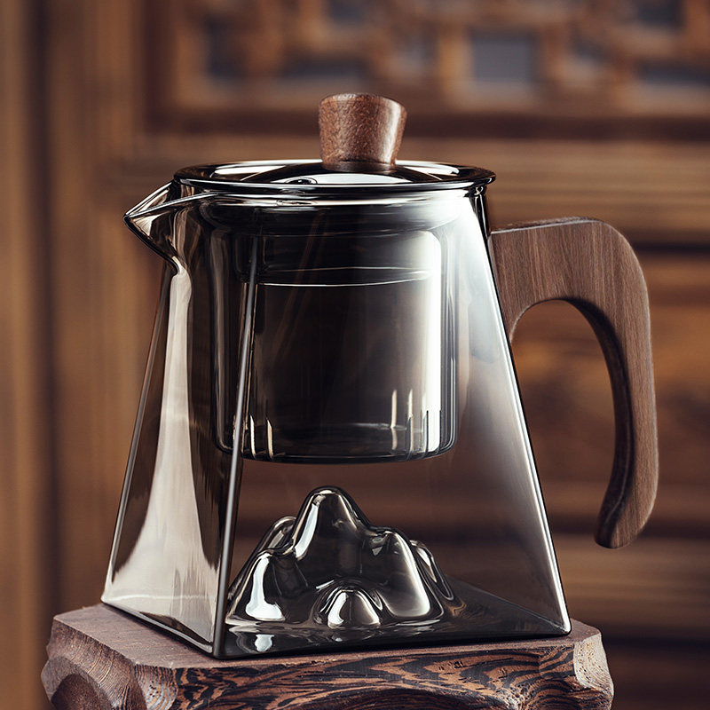 耐高温玻璃茶壶套装家用茶水分离泡茶器茶杯办公室煮茶功夫茶具