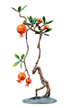 《多子多福多寿》黄铜石榴摆件工艺品新中式家居软装客厅玄关装饰