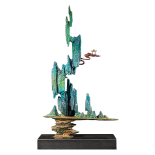 青云直上铜器摆件工艺品新中式酒店会所别墅茶楼家居客厅玄关装饰