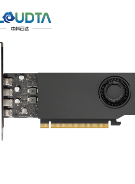cloudtaipc NVIDIA RTX A400 4GB专业图形显卡 设计建模多屏输出