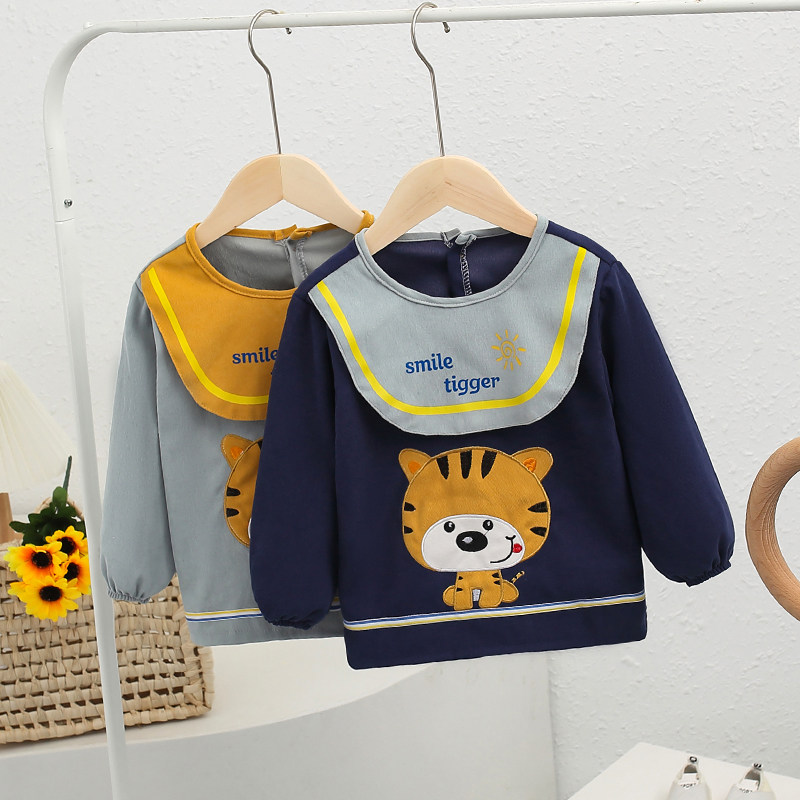 罩衣儿童男宝宝防水防脏饭兜婴儿吃饭围兜秋冬长袖幼儿园护衣围裙,童装/婴儿装/亲子装,反穿衣/罩衣,淘宝优惠券,粉丝福利购,淘宝优惠卷