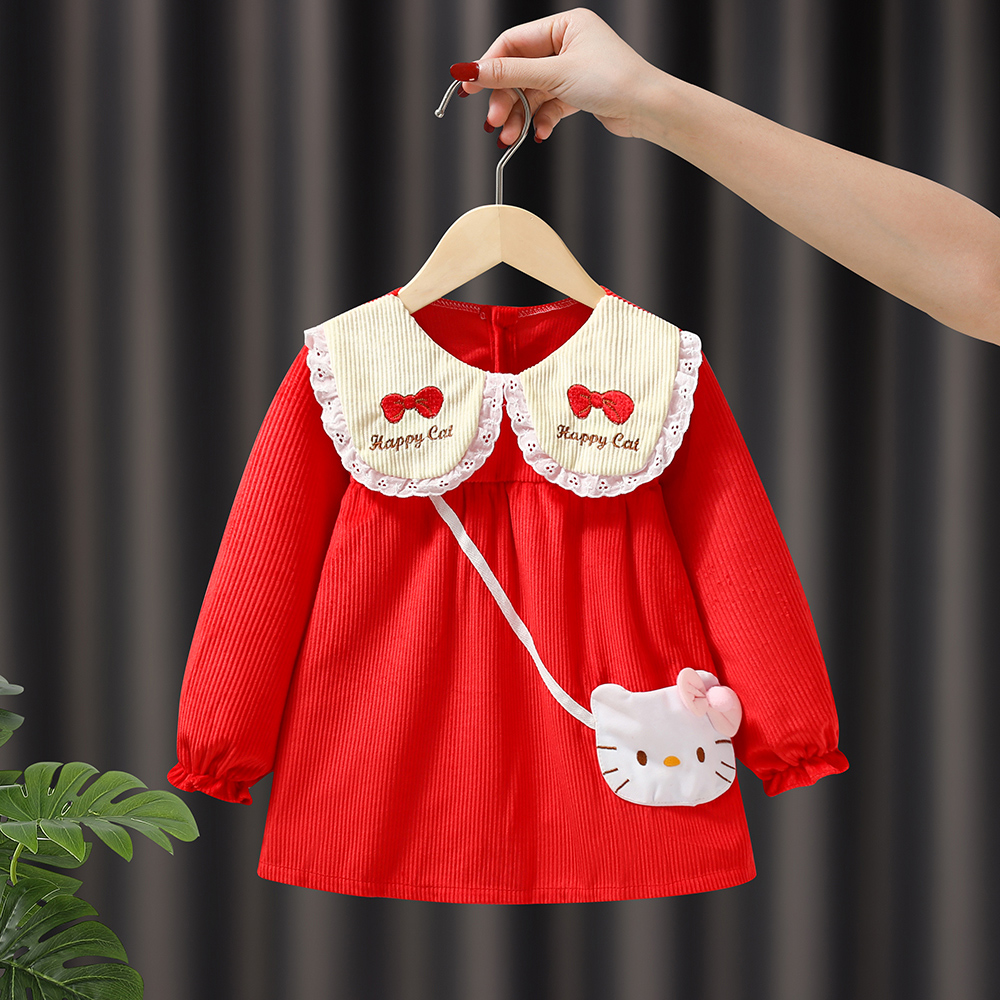 女孩公主裙秋冬婴儿护衣