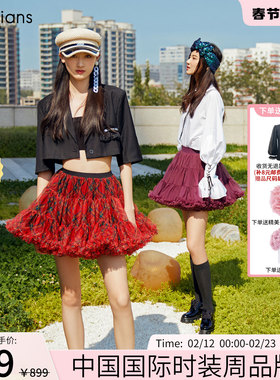 法国Q.cutiansTUTU成人亲子装公主裙S M码女儿穿新年生日礼物