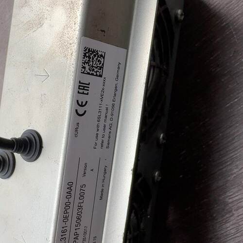 议价6SL3161-0EP00-0AA0 工控散热组件 自动化设备配件维修