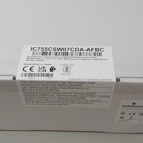 议价IC755CSW07CDA-AFBC艾默生触摸屏工业触控设备质保维修