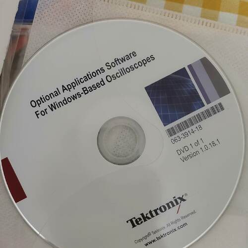 议价063-3914-18 泰克示波器应用软件系统盘维修