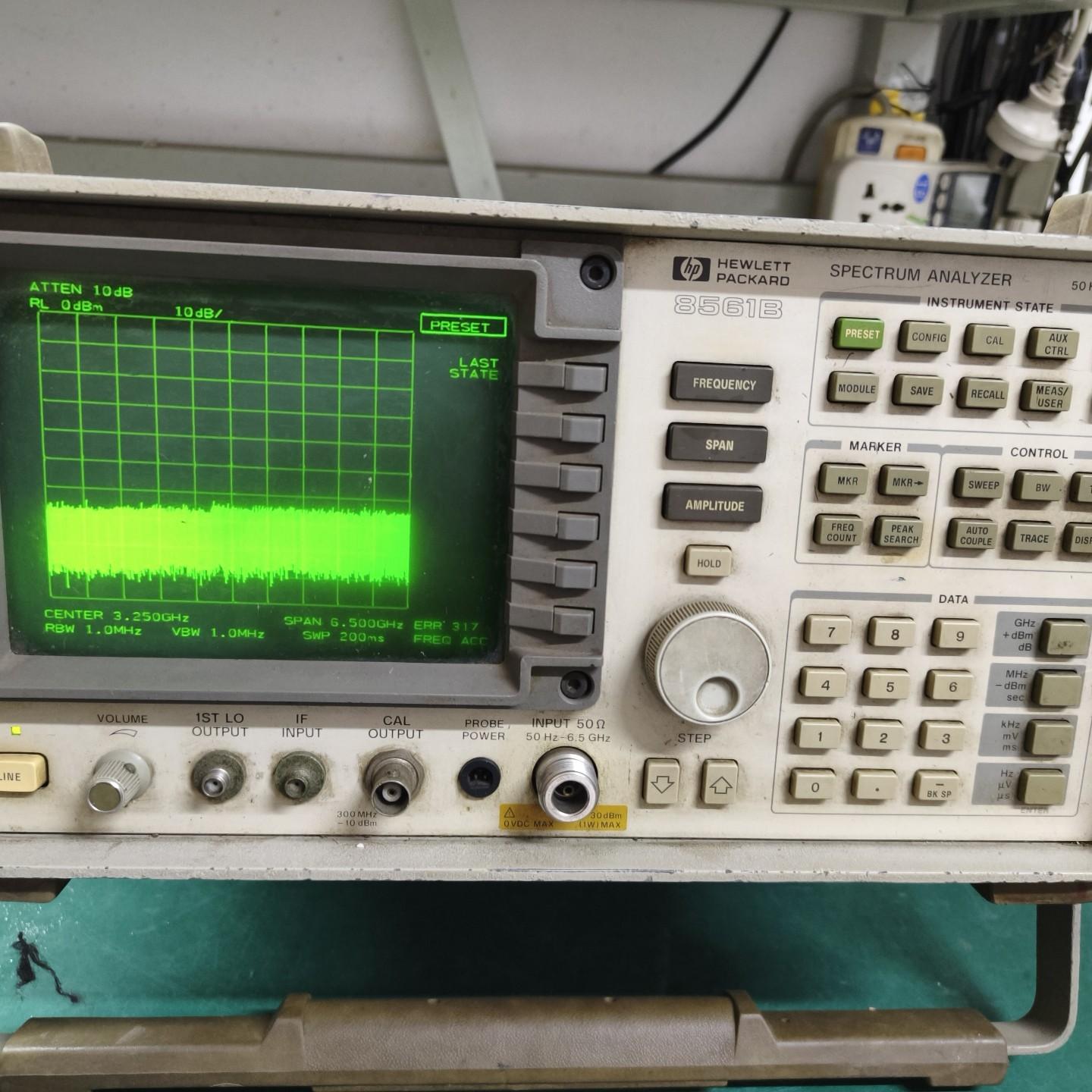 议价HP8561B 频谱分析仪 50hz-6.5ghz 实验室测试仪器维修