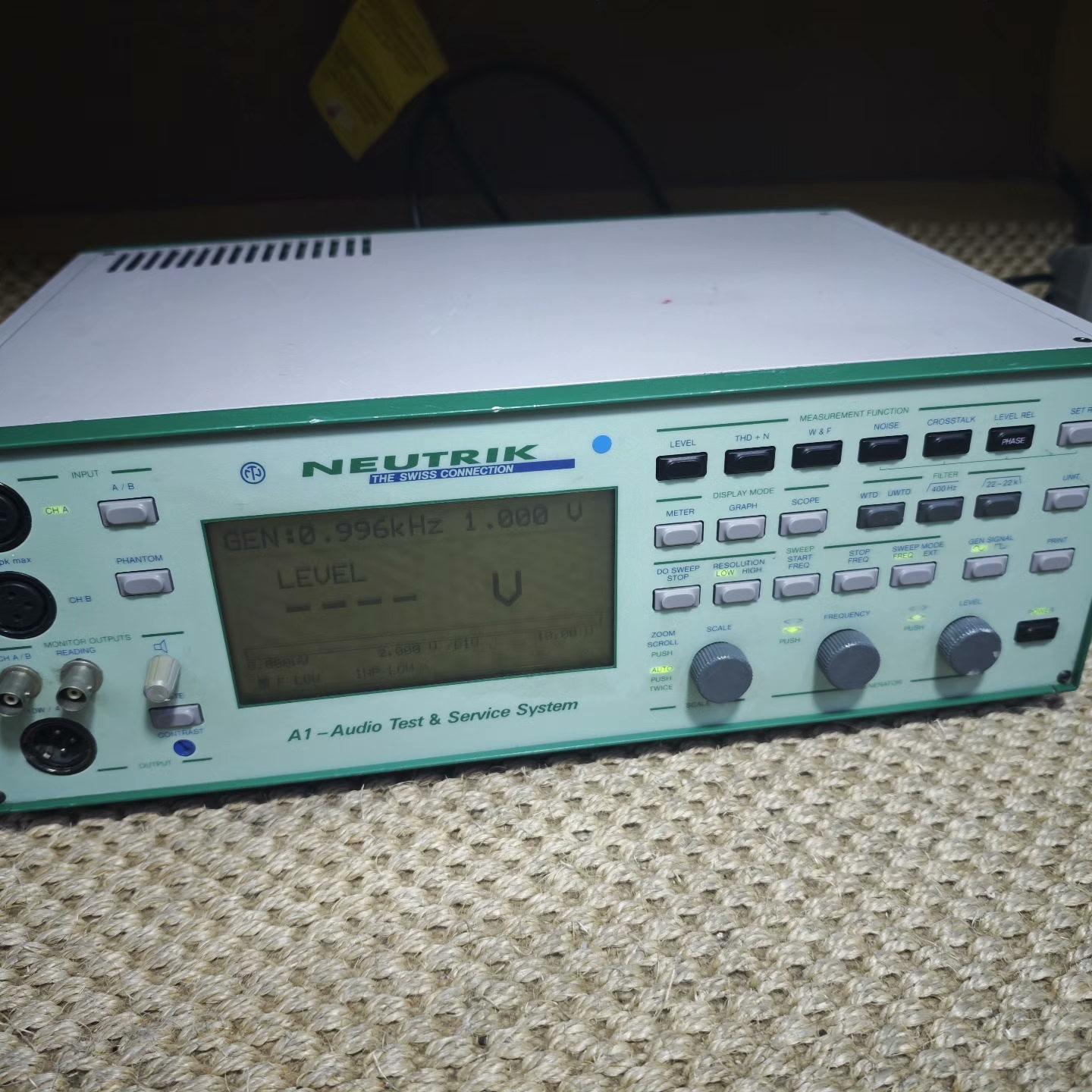 议价A1音频分析仪 NEUTRIK纽崔克功能测试正常包好包邮维修