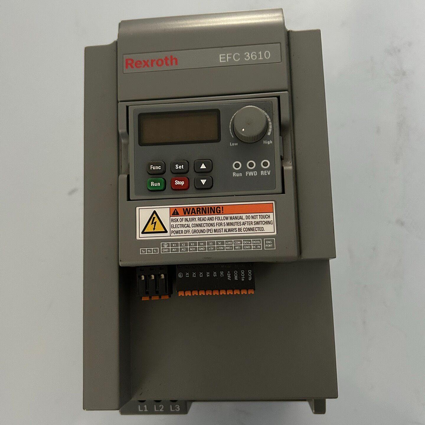 议价EFC3610-5K50 力士乐变频器 5.5Kw 发货前发测试视频维修