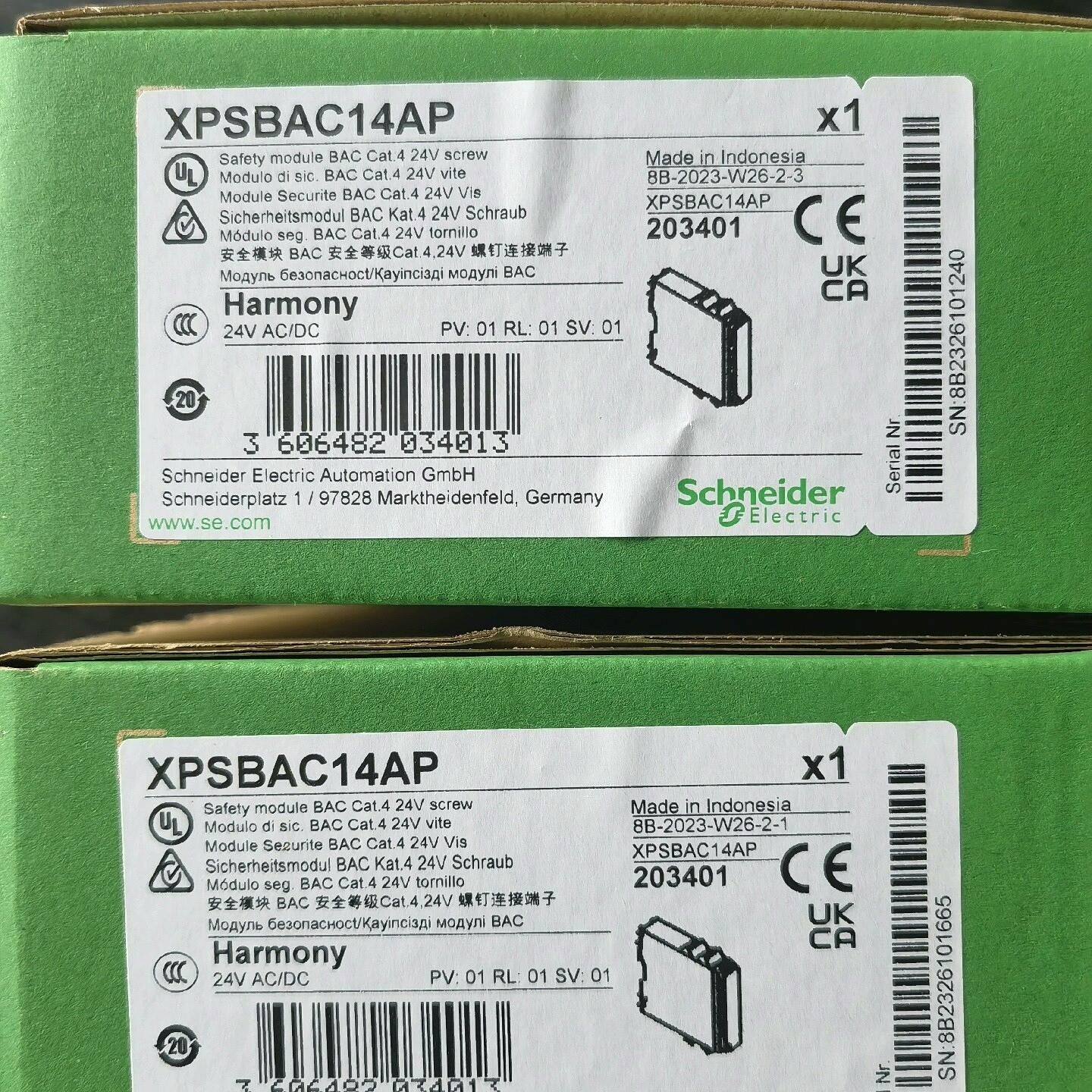 议价XPSBAC14AP 安全模块 24V AC/DC 螺钉连接端子维修