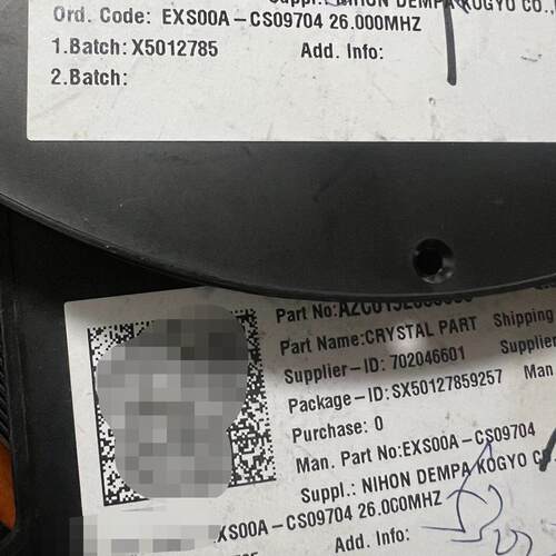 议价EXS00A-CS09704 晶振 NDK 26.000MHZ 频率电子元件维修