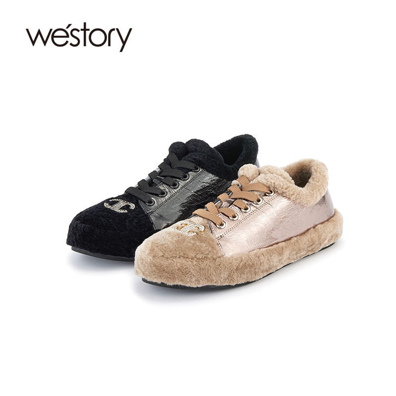 westory时尚休闲鞋圆头