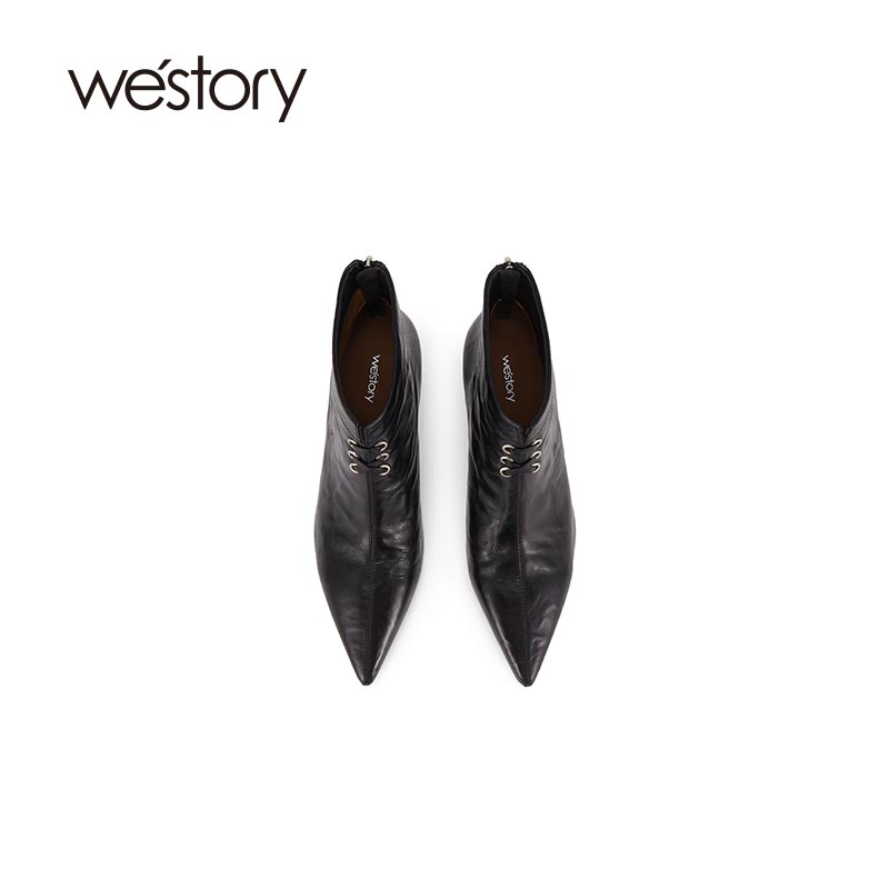 2024冬新款时装靴westory舒适