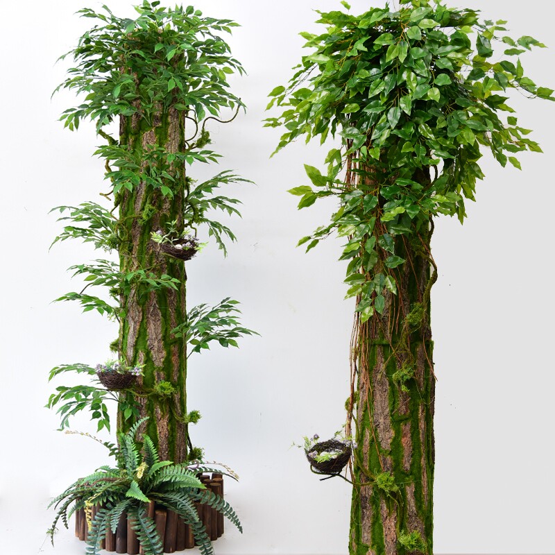 仿真树皮管道装饰假树皮遮挡包下水管包柱子室内阳台管子美化消防