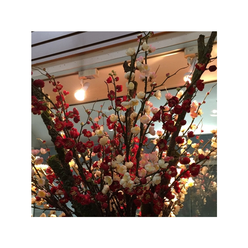 复古单枝假仿真花干花枝大腊梅花