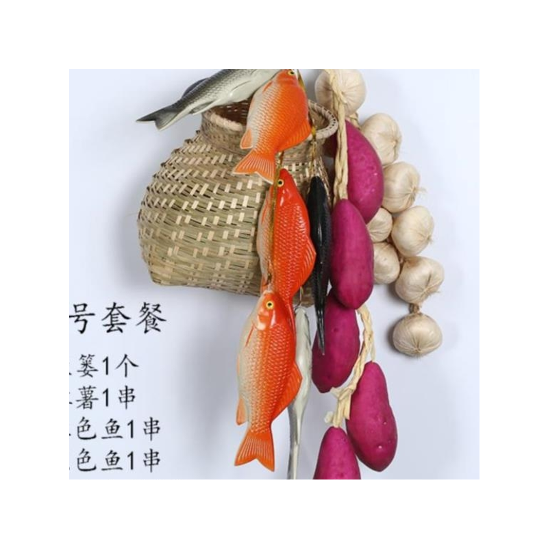 教具红辣椒仿真香蕉假水果挂树用品小院墙壁新品装饰品干辣椒茄子