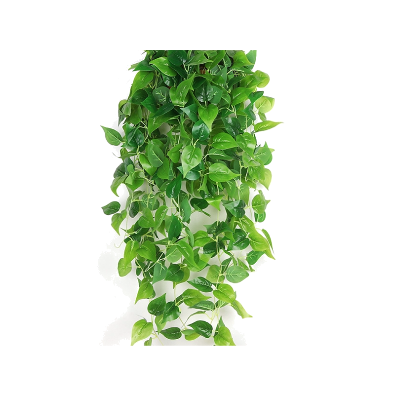 遮挡仿真绿萝藤条植物吊兰树叶子