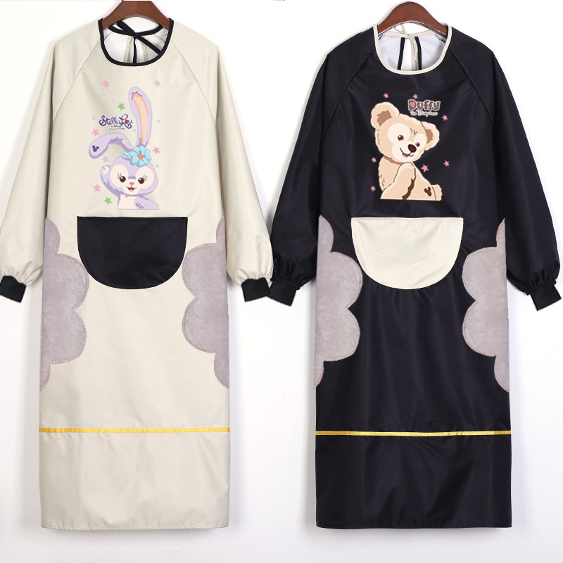 围裙复合布防水加长加大手工可爱