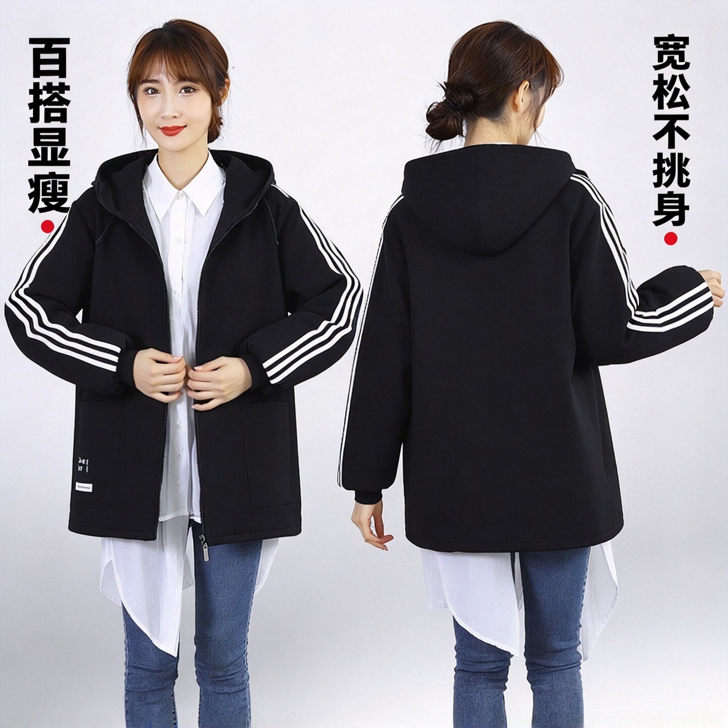 韩版情侣小个子加绒罩衣干活围裙加厚保暖防寒防风耐脏男女同款